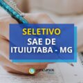 SAE de Ituiutaba – MG abre edital de processo seletivo