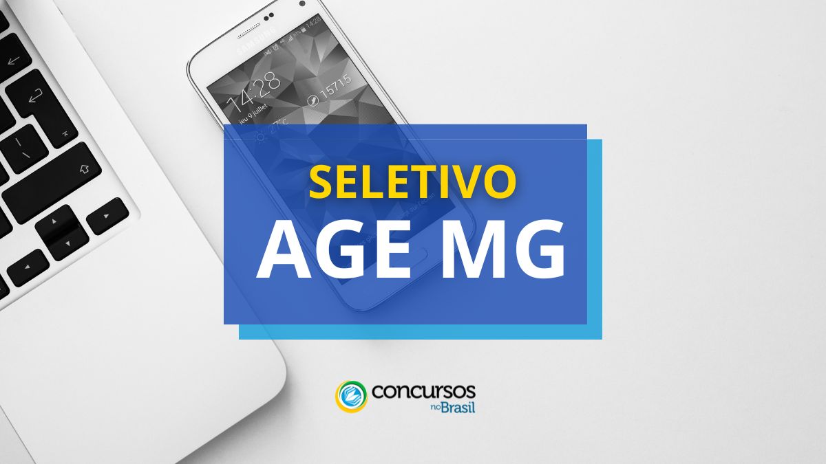 Estágio AGE MG, AGE MG, processo seletivo AGE MG, vagas AGE MG.