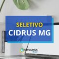 CIDRUS MG lança edital de processo seletivo