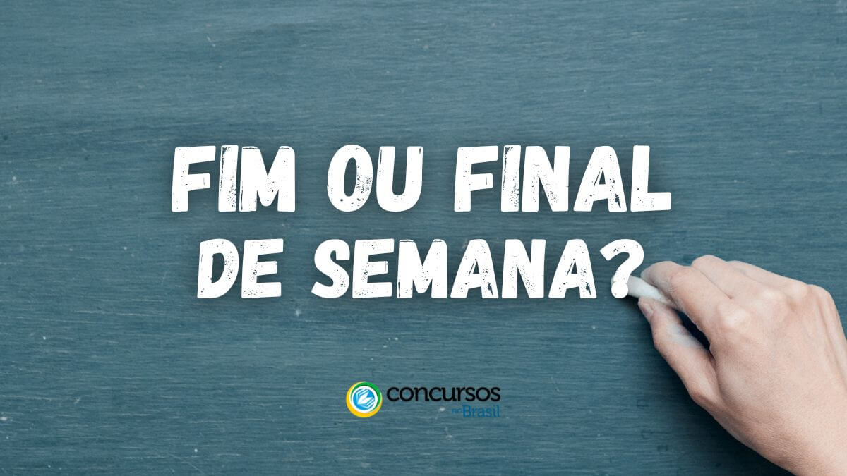 fim de semana ou final de semana, o certo é fim de semana ou final de semana, a escrita correta é fim de semana ou final de semana, fim de semana ou final de semana qual é o jeito certo de escrever