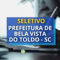 Prefeitura de Bela Vista do Toldo – SC divulga edital de seletivo