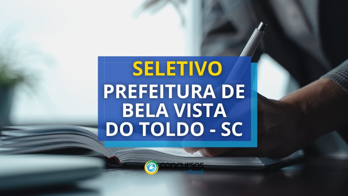 Prefeitura de Bela Paisagem do Toldo – SC divulga cartaz de seletivo