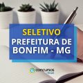 Prefeitura de Bonfim – MG abre novo edital de processo seletivo