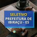 Prefeitura de Ibiraçu – ES divulga novo edital de processo seletivo