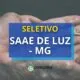 SAAE de Luz - MG abre edital para contratação temporária