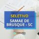 SAMAE de Brusque – SC abre processo seletivo