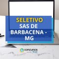 SAS de Barbacena – MG retifica edital de processo seletivo