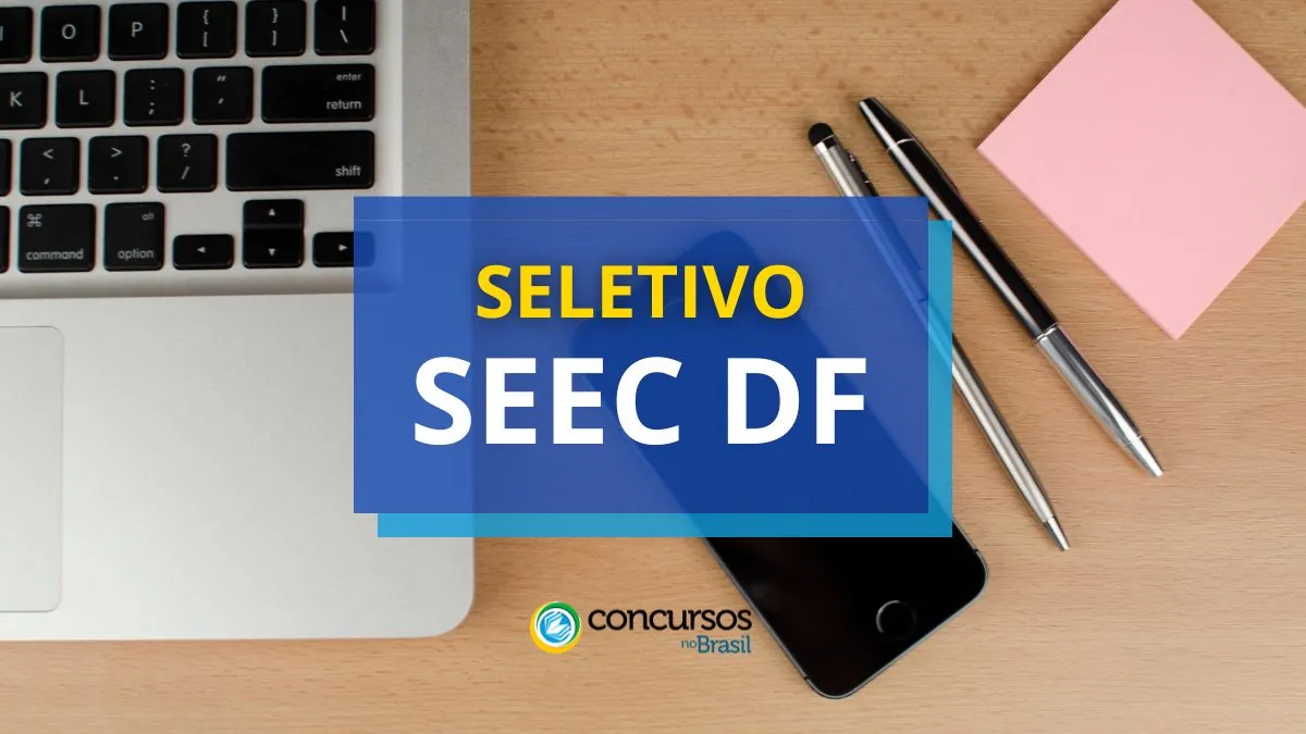 SEEC DF lança edital de processo seletivo de estágio