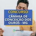 Concurso Câmara de Conceição dos Ouros – MG abre edital