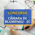 Concurso Câmara de Blumenau – SC: R$ 7.741,11 de vencimento