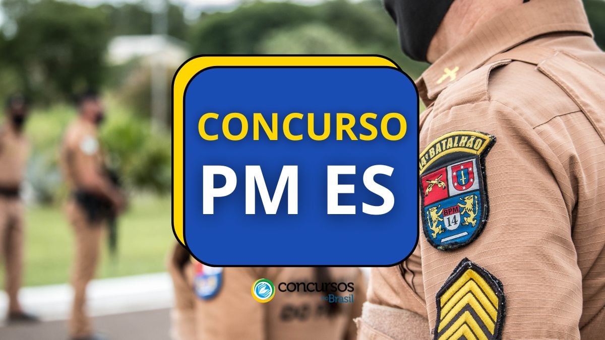 Concurso PM ES, concurso PM ES Oficiais, Edital PM ES, Concurso Polícia Militar do Espírito Santo.