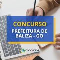 Concurso Prefeitura de Baliza – GO: 853 vagas; até R$ 13 mil