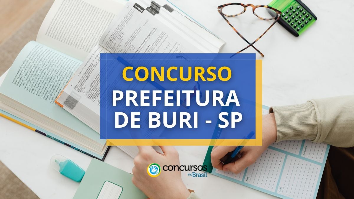 Torneio Prefeitura de Buri – SP: até R$ 14.258 por mês