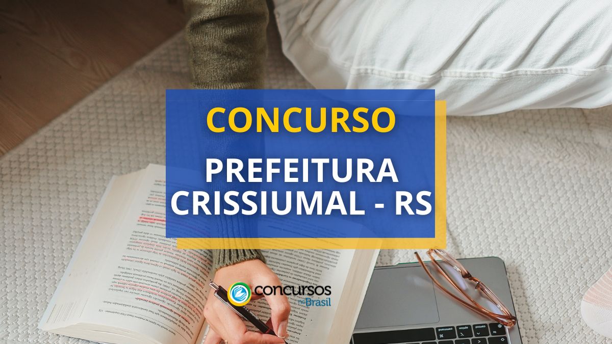 Torneio Prefeitura de Crissiumal RS: até R$ 6.254,89/mês