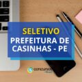 Prefeitura de Casinhas – PE abre novo processo seletivo