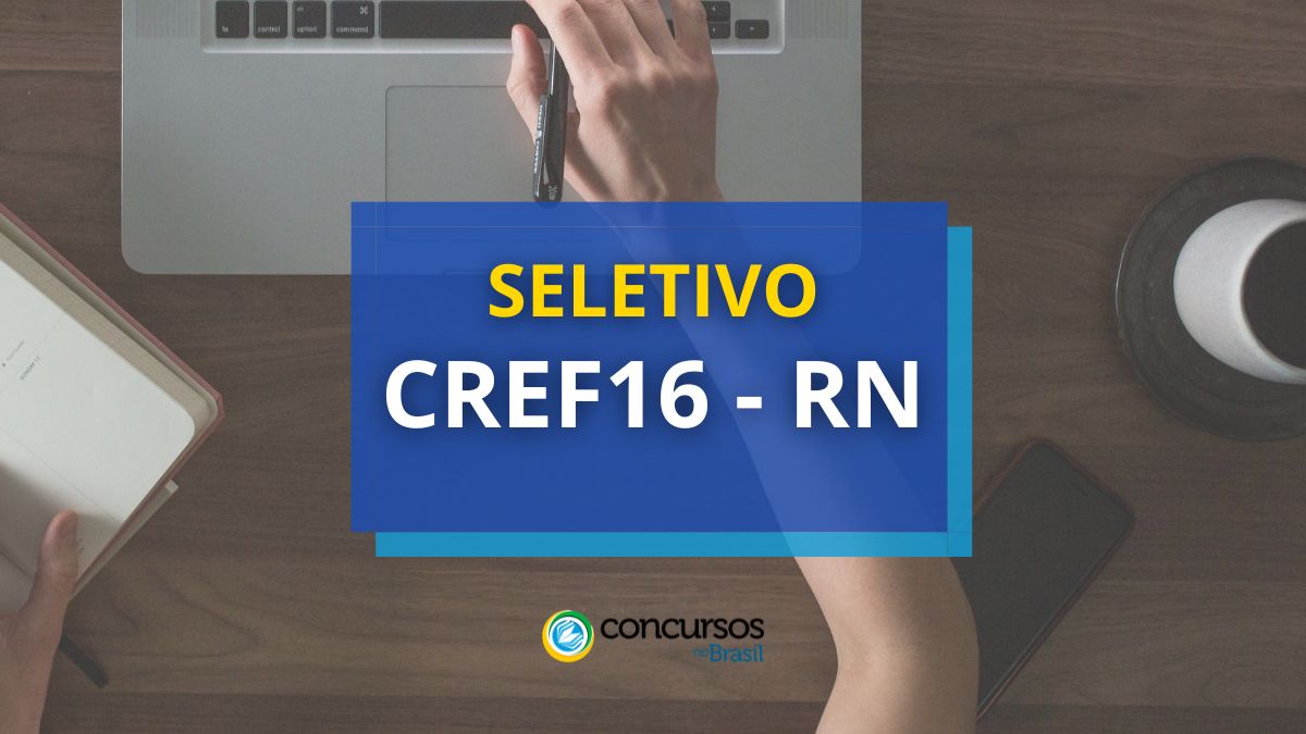 Papeleta CREF16 RN: moderno seletivo para Socorrer Administrativo