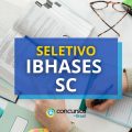 IBHASES – SC divulga processo seletivo; até R$ 4.750,00