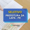 Prefeitura da Lapa – PR: 2 editais de processo seletivo