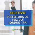 Prefeitura de Foz do Jordão – PR abre seletivo na educação