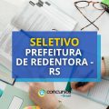 Prefeitura de Redentora – RS suspende edital de seletivo