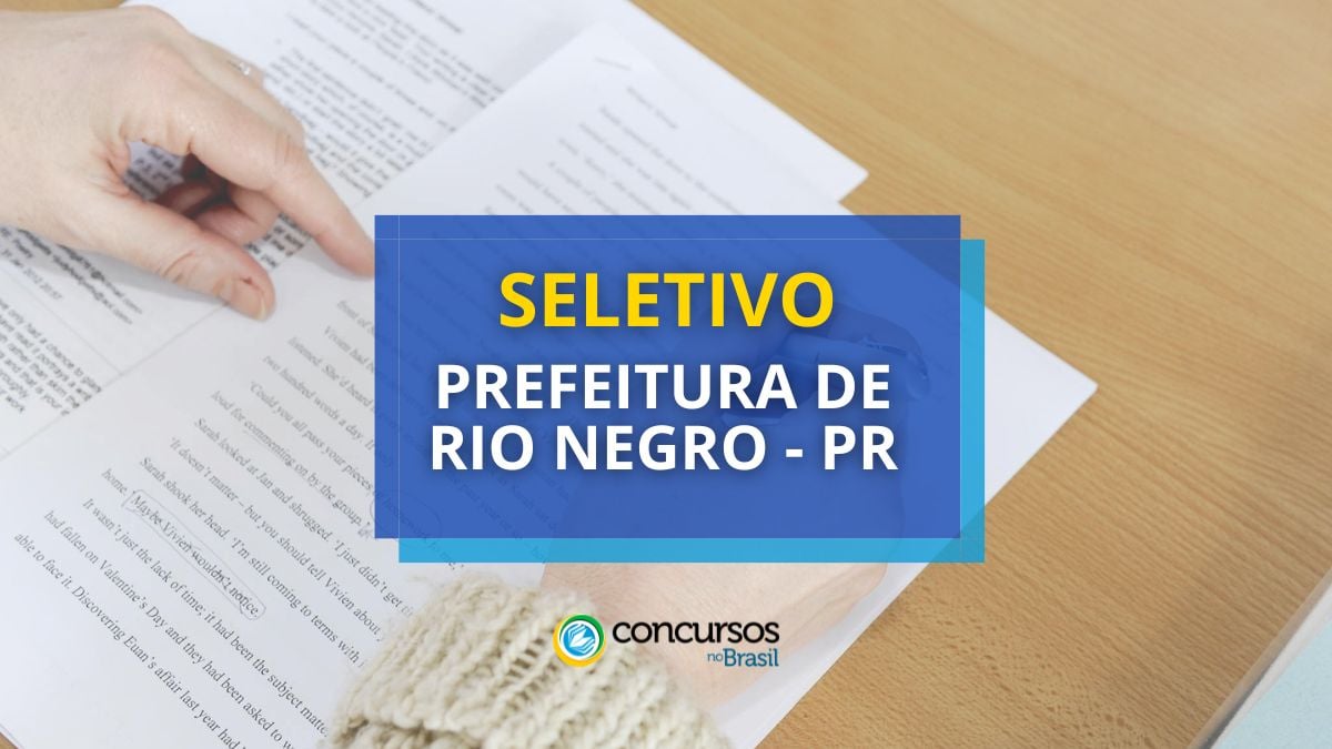 Prefeitura de Rio Preto – PR: até R$ 5,6 milénio em sistema seletivo