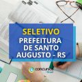 Prefeitura de Santo Augusto – RS: até R$ 22.564,80 mensais