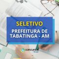 Prefeitura de Tabatinga – AM abre edital para nível médio