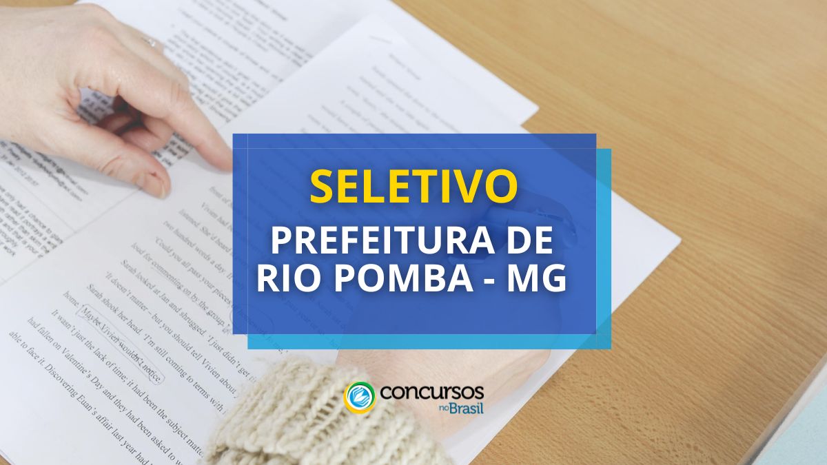 Prefeitura de Rio Pomba – MG flecha sistema seletivo