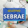 Sebrae lança edital de processo seletivo; até R$ 18,7 mil