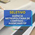 AGEMCAMP – SP abre Edital de estágio; bolsas de R$ 937,59