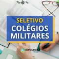 Colégios Militares abrem processo seletivo com 405 vagas