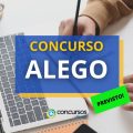 Concurso ALEGO 2024: autorizada a escolha da banca; 150 vagas