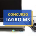 Concurso IAGRO – MS abre vagas; remuneração de R$ 7,2 mil