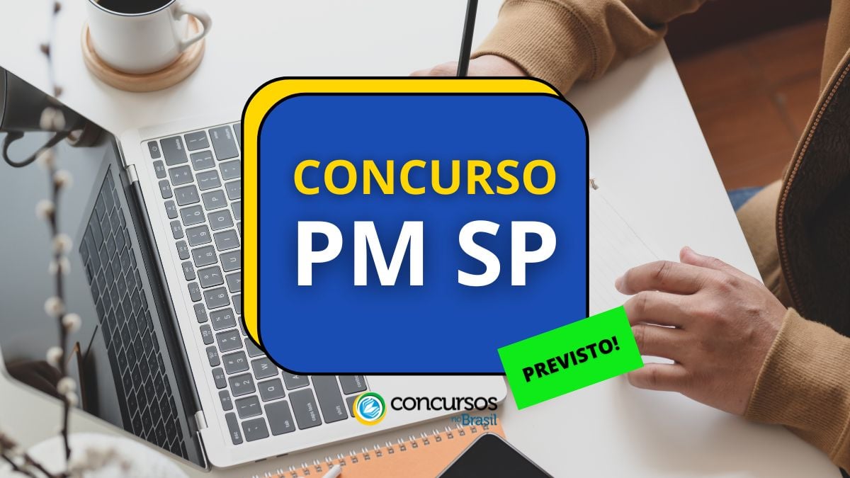 Percentagem organizadora do certame PM SP formada; 2.700 vagas