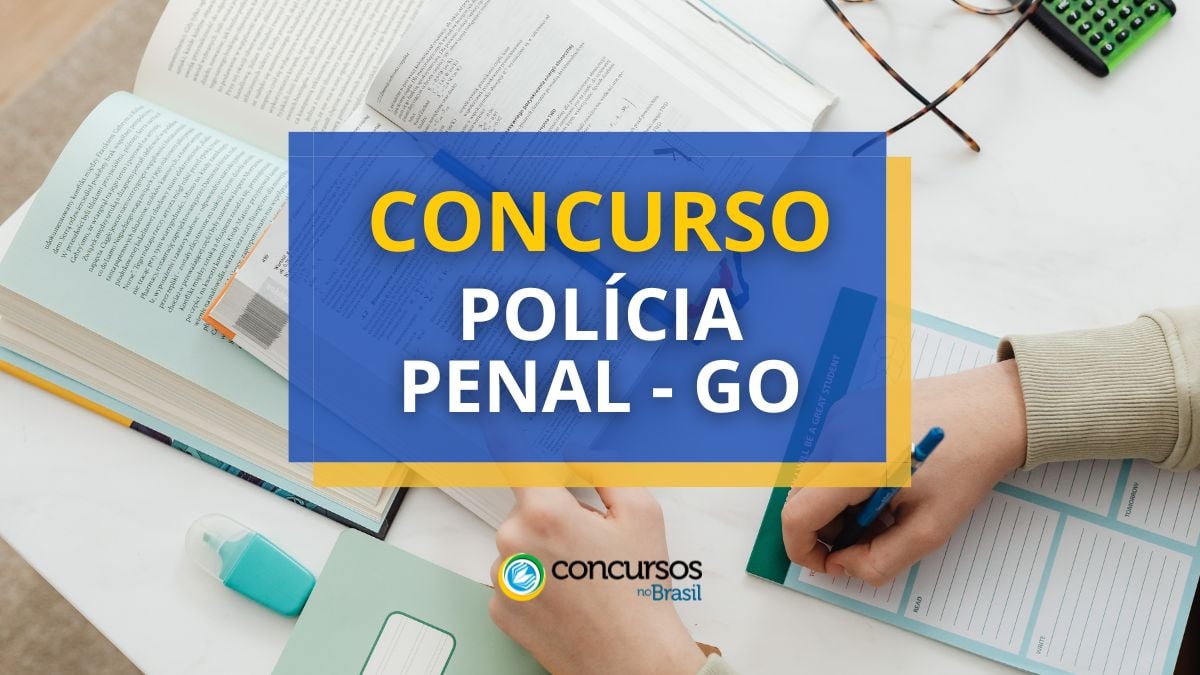 Concurso Polícia Penal – GO: 1,6 mil vagas; até R$ 5,9 mil