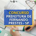 Concurso Prefeitura de Fernando Prestes – SP: cancelado