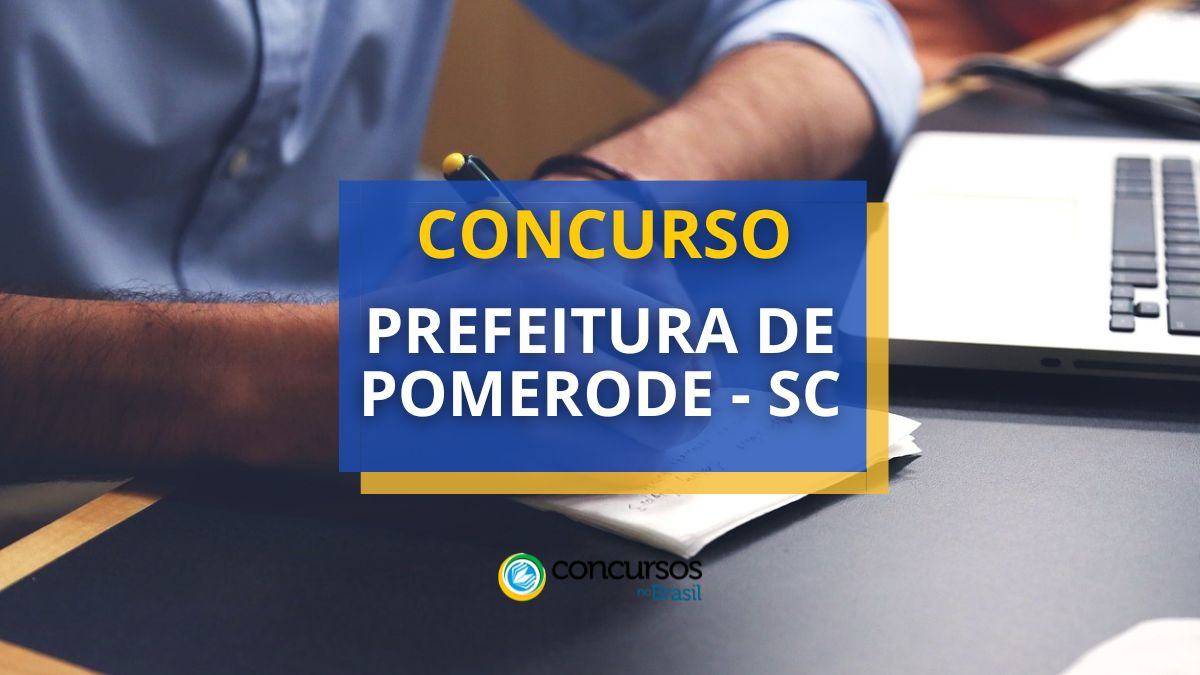 Certame Prefeitura de Pomerode – SC abre papeleta; até R$ 10,6 milénio