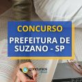 Concurso Prefeitura de Suzano – SP: mensais de R$ 8.469