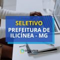 Prefeitura de Ilicínea – MG abre vagas em processo seletivo