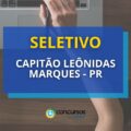 Prefeitura de Capitão Leônidas Marques – PR abre seletivo