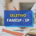 FAMESP – SP publica 24 editais de processo seletivo