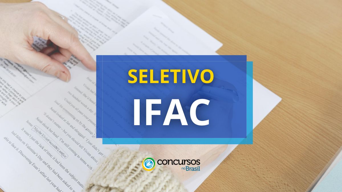 IFAC abre papeleta de seleção com oportunidades para professores