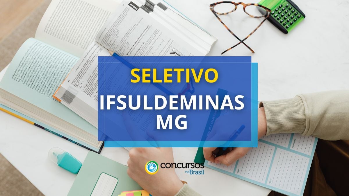 IFSULDEMINAS – MG libera moderno cartaz de sistema seletivo