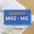 MGS – MG lança edital de processo seletivo para diversas áreas