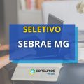 Sebrae MG lança edital de processo seletivo; até R$ 6,5 mil