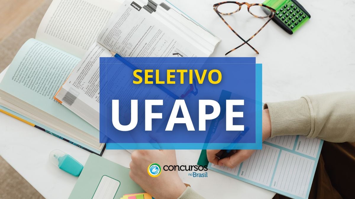 UFAPE abre sistema seletivo para Professores Substitutos