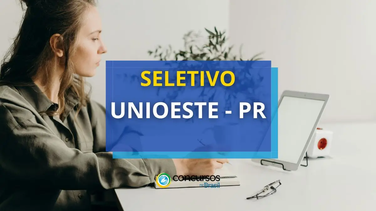 UNIOESTE – PR abre seleção com ganhos de até R$ 10,6 milénio