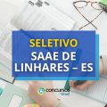 SAAE Linhares – ES abre Edital com vagas para vários níveis