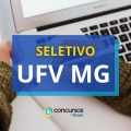 UFV – MG divulga três novos editais de processo seletivo