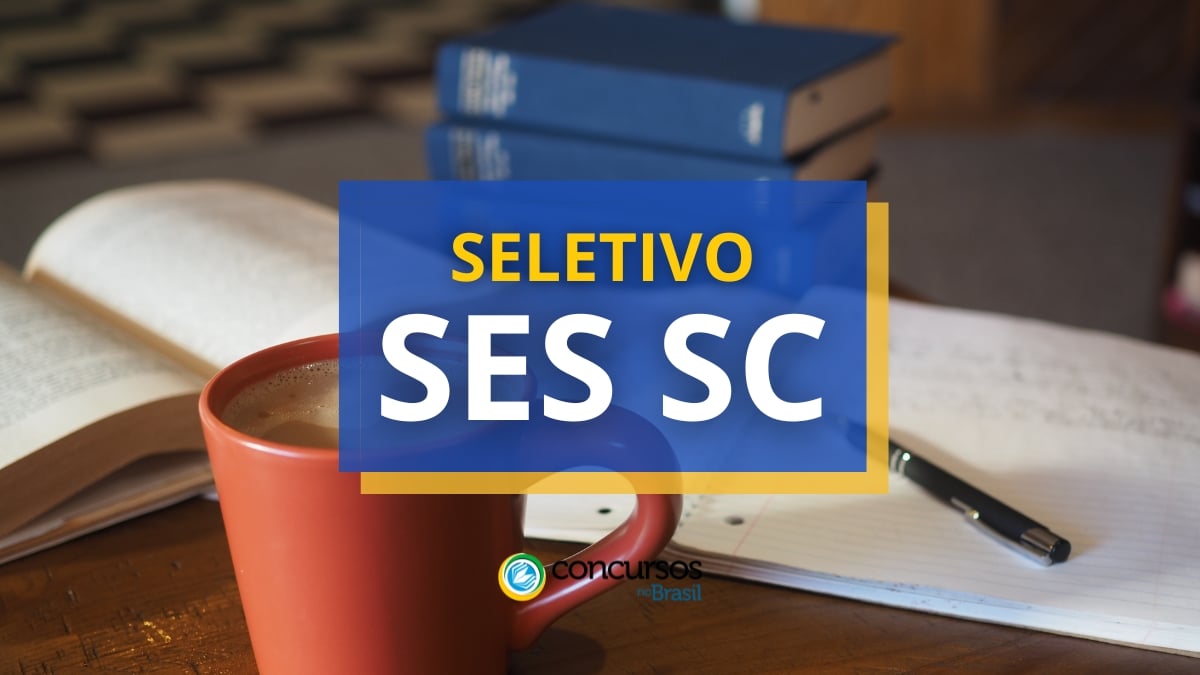 SES SC disponibiliza 39 vagas com salário de até R$ 10,3 mil